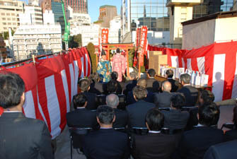 初午祭式典の様子